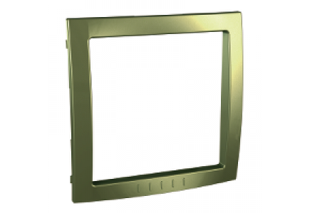 Unica MGU4.000.64 - Unica Colors - decorative frame - 2 m - clip-in - golden , Schneider Electric