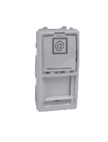 Unica MGU9.461.18 - Unica - RJ45 data connector cover for AT&T - 1 m - white , Schneider Electric