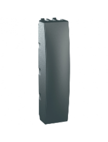 Unica MGU9.864.12 - Unica Top/Class - blind cover plate for  - 0.5 m - graphite , Schneider Electric