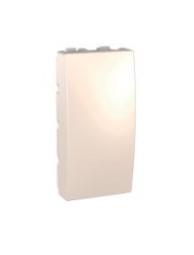 Unica MGU9.868.25 - Unica - blind cover plate for  - 1 m - ivory , Schneider Electric