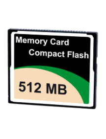 Magelis Smart MPCYN00CFE00N - Magelis - carte mémoire compact flash vierge 512MB - pr PC industriel iPC Smart , Schneider Electric