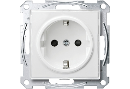 Merten System M MTN2300-3500 - System M, M-Creativ Schuko socket-outlet, transparant, glossy , Schneider Electric