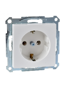 Merten System M MTN2401-0319 - SCHUKO socket-outlet, screw terminals, polar white, glossy, System M , Schneider Electric