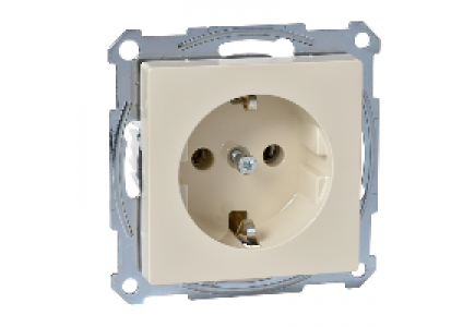 Merten System M MTN2401-0344 - SCHUKO socket-outlet, screw terminals, white, glossy, System M , Schneider Electric
