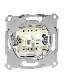 Merten inserts MTN3115-0000 - Aquadesign - mécanisme double allumage - 10AX/250Vca - connexion rapide , Schneider Electric