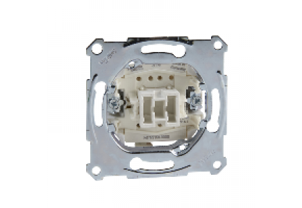 Merten inserts MTN3150-0000 - Push-button insrt make contact 1 pole, flush-mntd, 10 A, AC 250 V, screwl. term. , Schneider Electric
