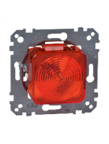 Merten inserts MTN319018 - Voyant de balisage avec diffuseur rouge, 250 VCA, max. 3 W , Schneider Electric