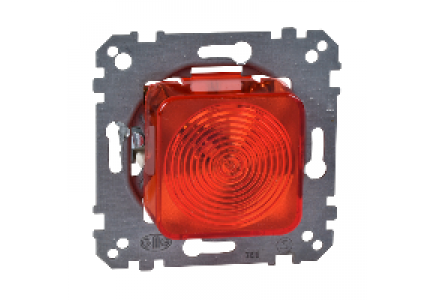 Merten inserts MTN319018 - Voyant de balisage avec diffuseur rouge, 250 VCA, max. 3 W , Schneider Electric