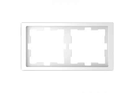 MTN4020-6535 - D-Life frame, 2-gang, lotus white , Schneider Electric