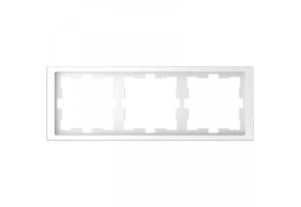 MTN4030-6535 - D-Life frame, 3-gang, lotus white , Schneider Electric