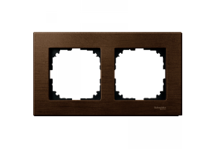 MTN4052-3473 - PLAQUE DBLE PLAN NOYER , Schneider Electric MTN4052-3473 - PLAQUE DBLE PLAN NOYER , Schneider Electric