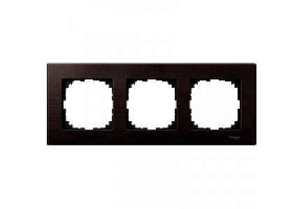 MTN4053-3471 - PLAQUE TPLE PLAN WENGE , Schneider Electric
