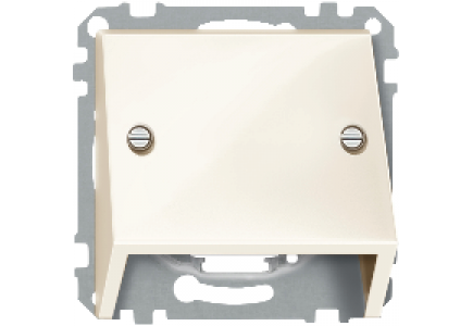 Merten System M MTN464944 - Inclined outlet, white, glossy, System M , Schneider Electric
