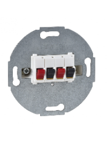 Merten inserts MTN467019 - Mécanisme de prise haut-parleur, double. blanc , Schneider Electric