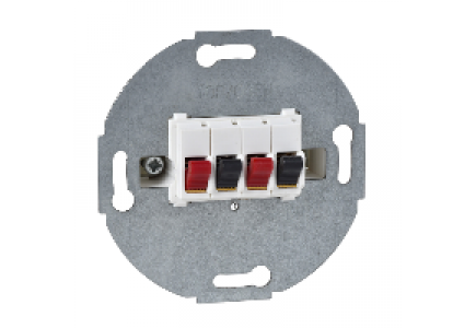Merten inserts MTN467019 - Mécanisme de prise haut-parleur, double. blanc , Schneider Electric