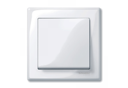 MTN478125 - M-Smart frame, 1-gang, active white, glossy , Schneider Electric