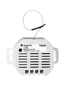 CONNECT MTN507501 - CONNECT radio receiver, flush-mounted, 1-gang switch , Schneider Electric