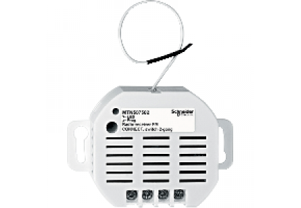 CONNECT MTN507502 - CONNECT radio receiver, flush-mounted, 2-gang switch , Schneider Electric