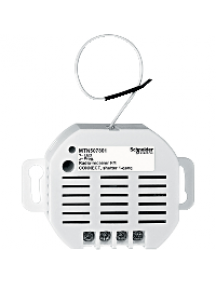 CONNECT MTN507801 - CONNECT radio receiver, flush-mounted, 1-gang roller shutter , Schneider Electric