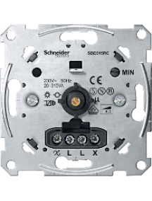Merten inserts MTN5136-0000 - Rotary dimmer insert for capacitive load, 20-315 W , Schneider Electric