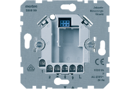 Merten inserts MTN580699 - Mécanisme à entrée auxiliaire poussoirs tactiles faible course 1000 W , Schneider Electric