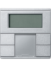 KNX MTN6241-0460 - Room temperature control unit with display, aluminium, System M , Schneider Electric