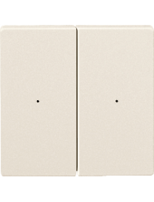KNX MTN626244 - Rockers for 2-gang push-button module, white, glossy, Artec/Antique , Schneider Electric