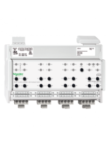 KNX MTN649908 - KNX - actionneur mixte stores/commutation 8x/16x/10A à commande manuelle , Schneider Electric