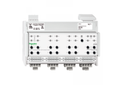 KNX MTN649908 - KNX - actionneur mixte stores/commutation 8x/16x/10A à commande manuelle , Schneider Electric