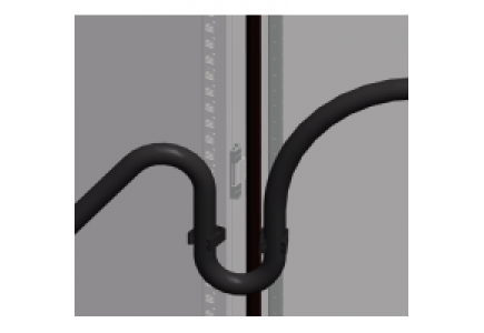 NSYCPTS37 - Spacial SM - support tube passe-câbles - Ø38mm , Schneider Electric