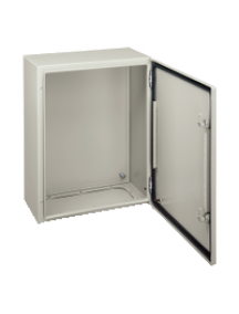 NSYCRNG128400 - Spacial CRNG plain door w/o mount.plate. H1200xW800xD400 IP66 IK10 RAL7035 , Schneider Electric