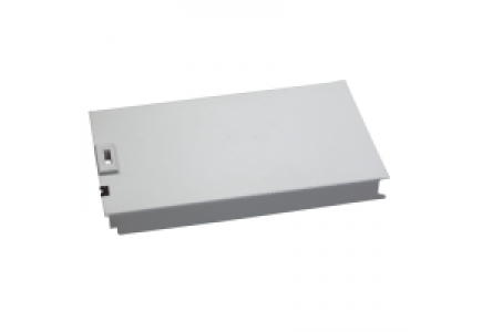 NSYCTL500DLM - Spacial S3X - plastron - plein - acier - H150xL300mm - pour coffret , Schneider Electric
