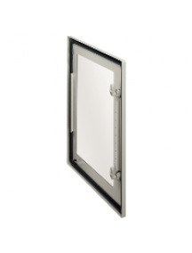 NSYDCRN86T - Glazed door Spacial CRN H800xW600 RAL 7035, with lock , Schneider Electric