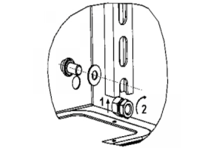 NSYMD108 - Spacial S3X - châssis DIN symétrique - H1000xL800mm - 6 rails profilés , Schneider Electric NSYMD108 - Spacial S3X - châssis DIN symétrique - H1000xL800mm - 6 rails profilés , Schneider Electric