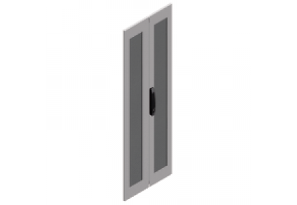 NSYPCV2D148 - Spacial - double porte ventilée - H=1400xL=800mm , Schneider Electric