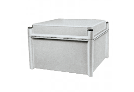 NSYPLSP5454G - Thalassa PLS - Boite opaque polyester 54x54x18 Ral 7035 , Schneider Electric