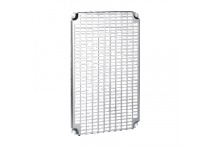 NSYPMR57 - Thalassa PLA - châssis perforé Telequick - acier - pour armoire H=500xL=750mm , Schneider Electric