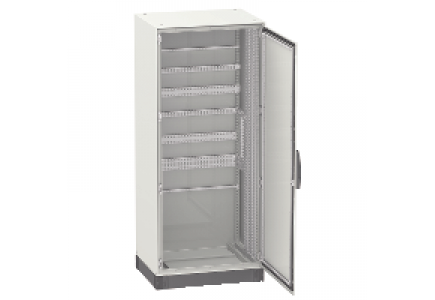 NSYSM16640T - Spacial SM - armoire monobloc - 1 porte transparente - 1600x600x400mm , Schneider Electric