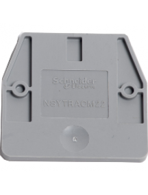 Linergy NSYTRACM22 - Cloison extremité - largeur 1mm - pour borne à vis mini NSYTRV 2M , Schneider Electric