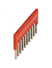 Linergy NSYTRAL210 - Pont enfichable - 10 points - pour bornes 2,5mm² - rouge , Schneider Electric