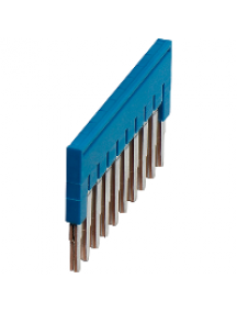 Linergy NSYTRAL210BL - Pont enfichable 10 points - pour bornes 2,5mm² - bleu , Schneider Electric