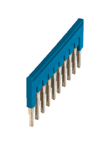 Linergy NSYTRAL410BL - Pont enfichable - 10 points - pour bornes 4mm² - bleu , Schneider Electric