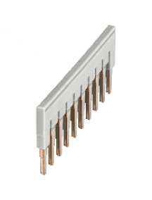 Linergy NSYTRAL410GR - Pont enfichable - 10 points - pour bornes 4mm² - gris , Schneider Electric