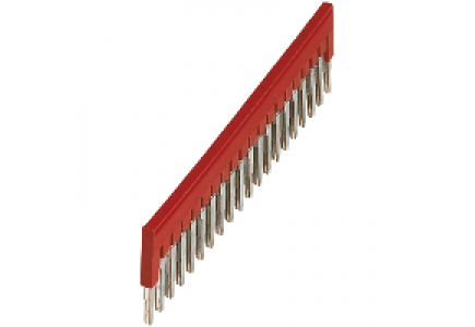 Linergy NSYTRAL420 - Pont enfichable - 20 points - pour bornes 4mm² - rouge , Schneider Electric