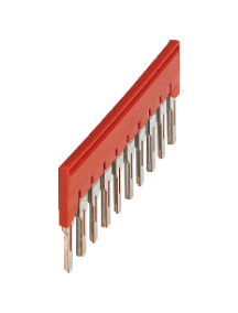 Linergy NSYTRAL610 - Pont enfichable - 10 points - pour bornes 6mm² - rouge , Schneider Electric