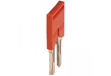 Linergy NSYTRAL62 - Pont enfichable - 2 points - pour bornes 6mm² - rouge , Schneider Electric