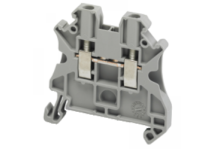 Linergy NSYTRV22 - Borne à vis - passant - 2 points - 2,5mm² - gris , Schneider Electric