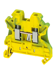 Linergy NSYTRV22PE - Borne à vis - pour conducteur de protection - 2 points - 2,5mm² - vert/jaune , Schneider Electric