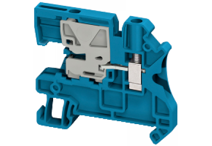Linergy NSYTRV42NE - Borne à vis pour conduct. neutre - sectionneur sans vis - 2 pts - 4(6)mm² - bleu , Schneider Electric