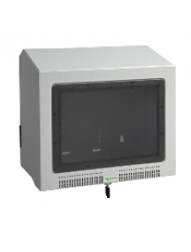 NSYVDH4UF - Actassi Coffret mural VDC 4U L210 P280 1corps chassis fixe10P pte vitrée RAL7035 , Schneider Electric NSYVDH4UF - Actassi Coffret mural VDC 4U L210 P280 1corps chassis fixe10P pte vitrée RAL7035 , Schneider Electric